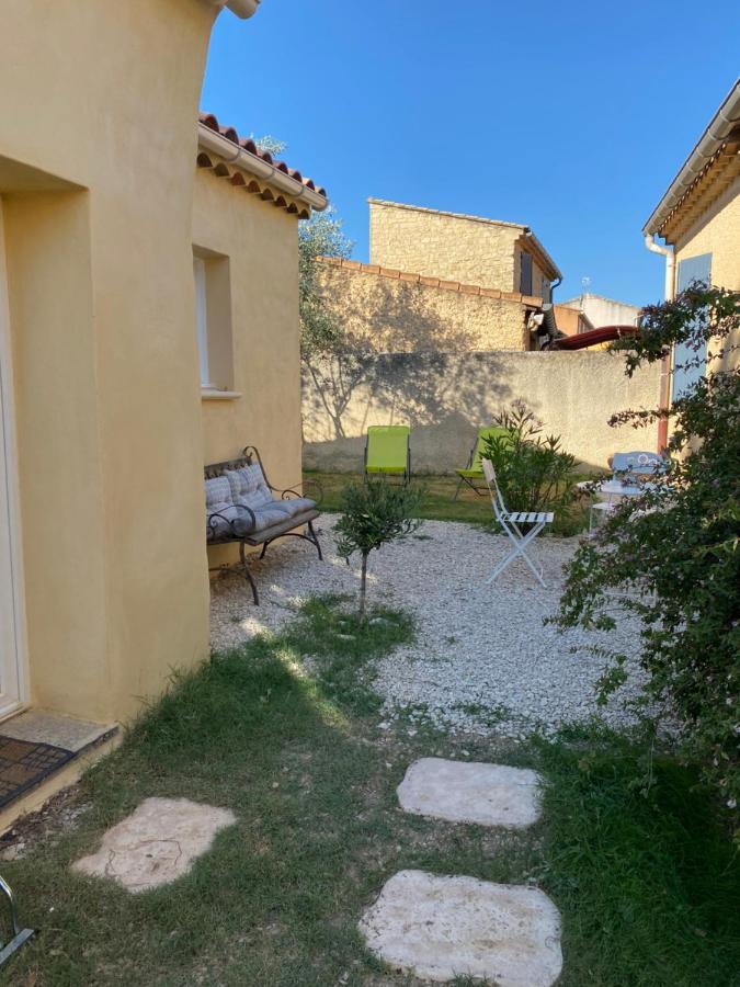 Gite Lou Sabai Au Pied Des Dentelles De Montmirail, Piscine Partagee Aubignan Dış mekan fotoğraf
